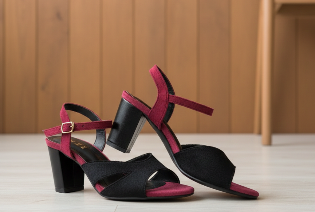 Ruby Block Heels
