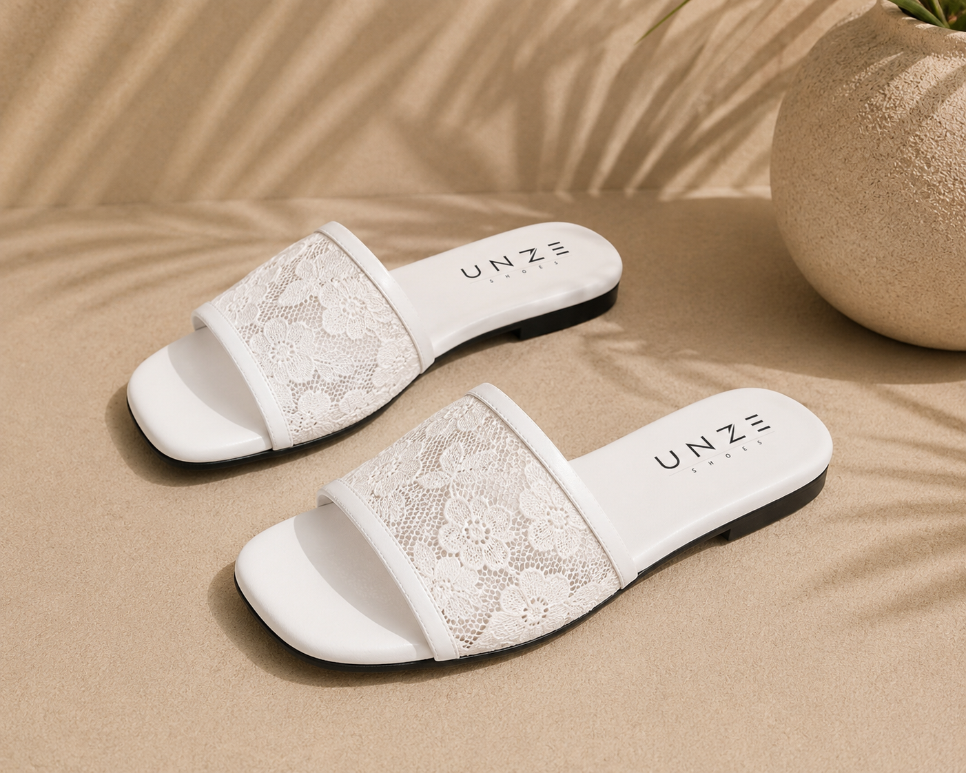 Traditional Lace Slides