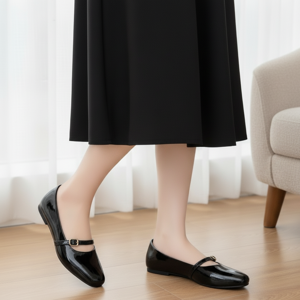 Mary Janes Pumps –Black Elegance